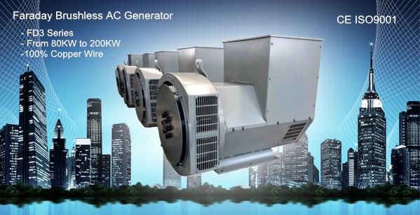 High Efficiency Sychronous AC Brushless Generators Manufacturer 8KVA to 2750KVA