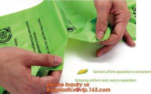 China Hot sale Compostable disposable biodegradable plastic garbage bag, Eco compostible bio degradable bags wholesale