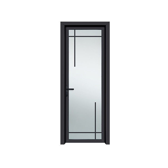 China Waterproof Aluminum Casement Doors Multi Pattern For Bathroom wholesale