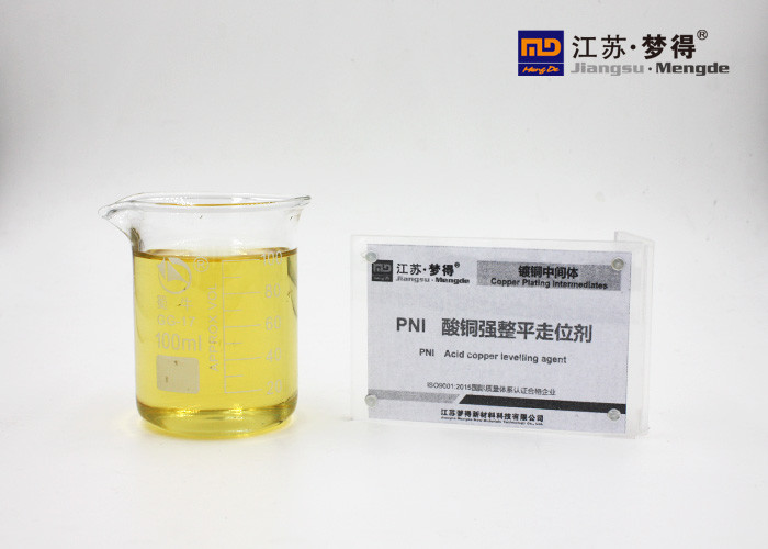 China PNI Acid Copper Intermediates Leveling Agent In LCD Area Yellow Liquid wholesale