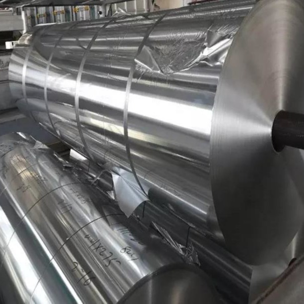 China Metallized Printing Craft Aluminum Foil Coil 1100 1060 3303 5052 Jumbo Rolls wholesale