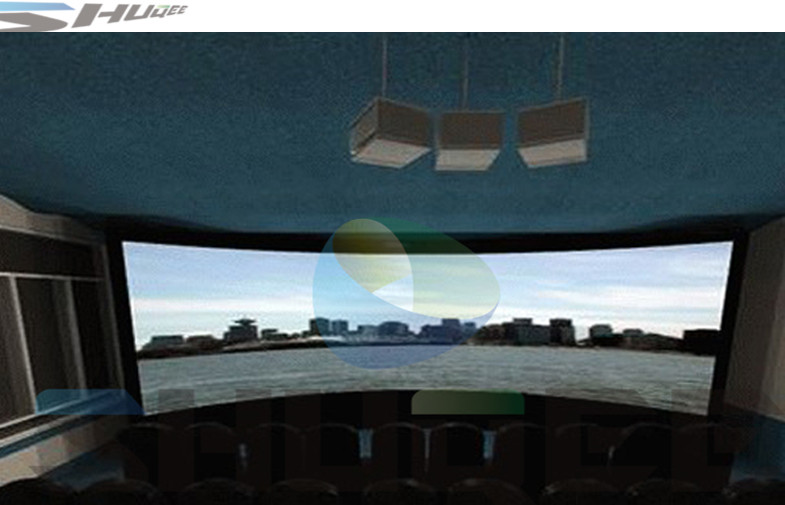 China Special Effect 4D Cinema System With Motion Chair , Flat / Arc/ Circular / Globular Screen wholesale