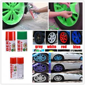 China Glossy Liquid Coating 400ml Rubber Spray Paint For Car Wheel wholesale