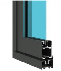 China OEM Extruded Aluminum Folding Patio Doors Fiberglass Anodizing wholesale