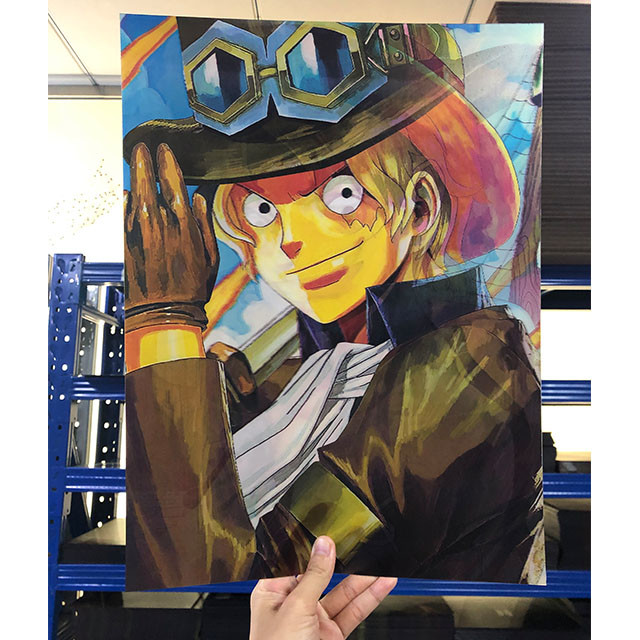 Buy cheap One Piece 3D Lenticular Poster Animation Characters Luffy And Zoro Prints from wholesalers