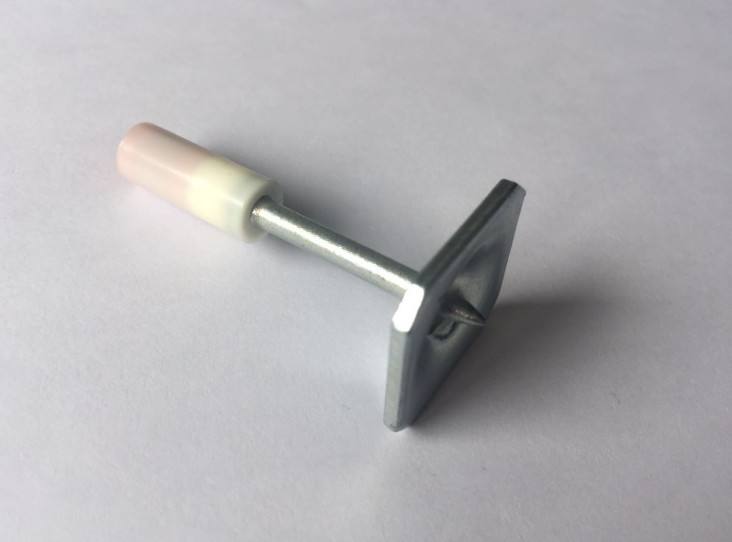 China Lightweight Ceiling Clip Nail  Fastener With Square Washer 37mm Pin Length wholesale
