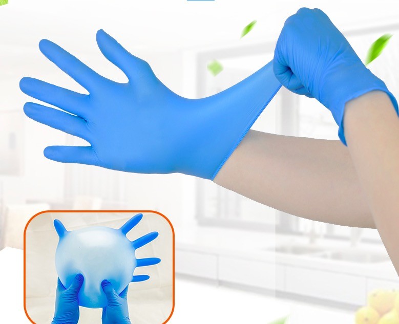 China Anti-Static Nitrile Examination Gloves Powder Free Gloves Nitrile Gloves 100pcs Box wholesale