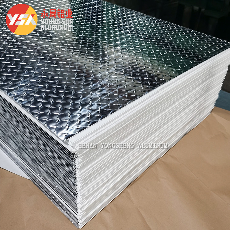 China Custom 4 X 8 Aluminum Checker Plate 1.5mm 5754 Embossing Aluminum Diamond Plate Sheet Roll wholesale
