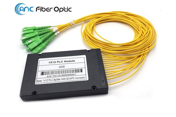 China 1x12 PLC Fiber Optic Splitter Module wholesale