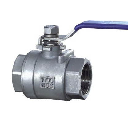 China 2-pc stainless steel ball valves full port 1000WOG ISO-5211 DIRECT MOUNTING PAD SS316 wholesale