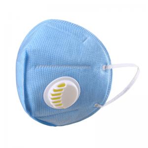 China Customized KN95 Face Mask Low Resistance To Breathing With Valve wholesale
