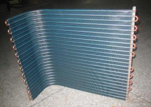 China Blue Colour 8011 H22 0.14mm*270mm Hydrophilic Finstock Coated Aluminum / Aluminium Foil wholesale