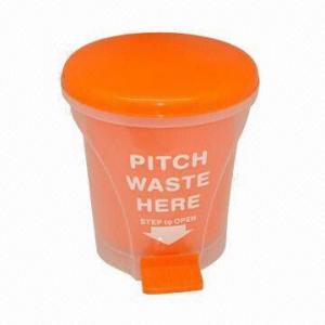 China Trash Can, Customized Logos and Designs are Accepted, Made of PP wholesale