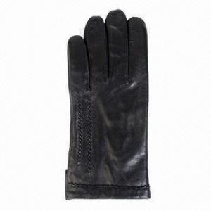 China Men's Leather Glove with Classic Design wholesale