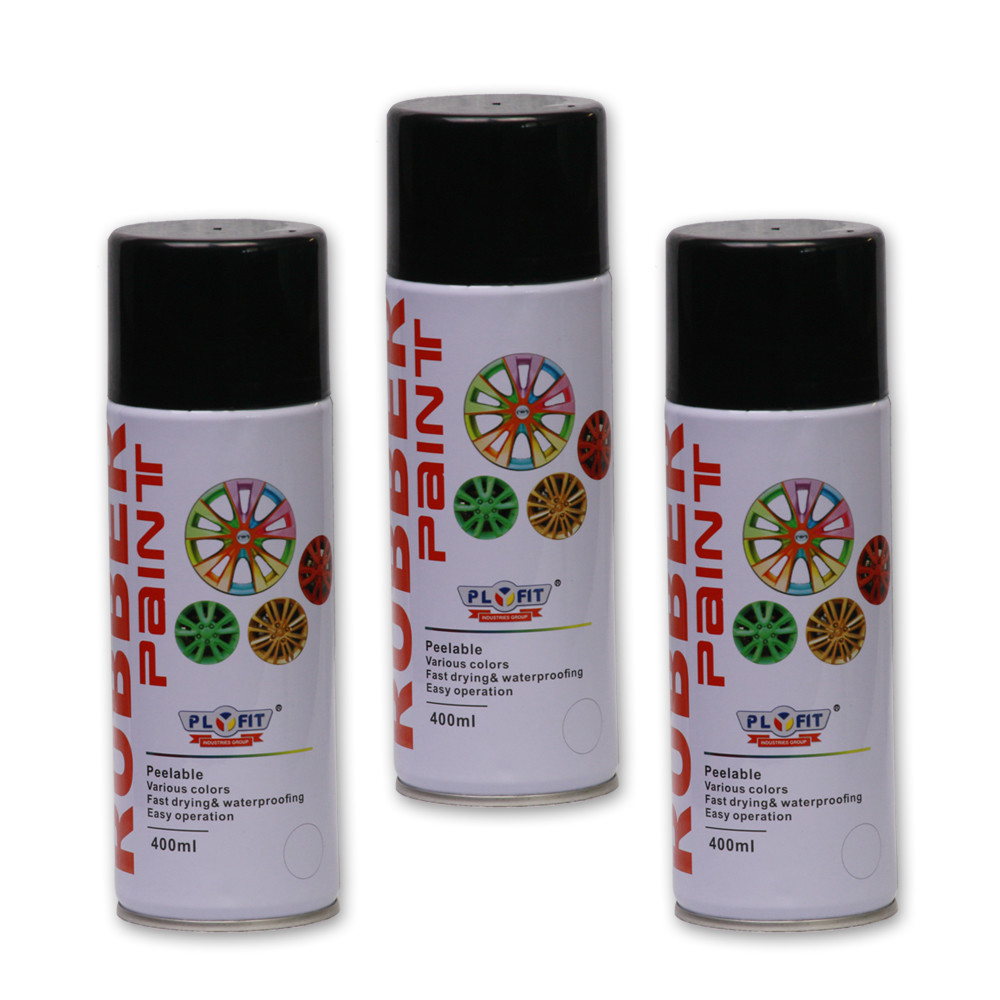 China Aerosol Rubber Spray Paint / Plastic Dip Spray Fast Drying Anti - Corrosion wholesale
