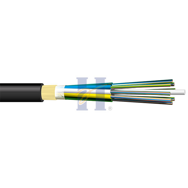 China 24 Core FRP Self Supporting Aerial Adss Fibre Cable G652D HDPE Or AT Jacket wholesale