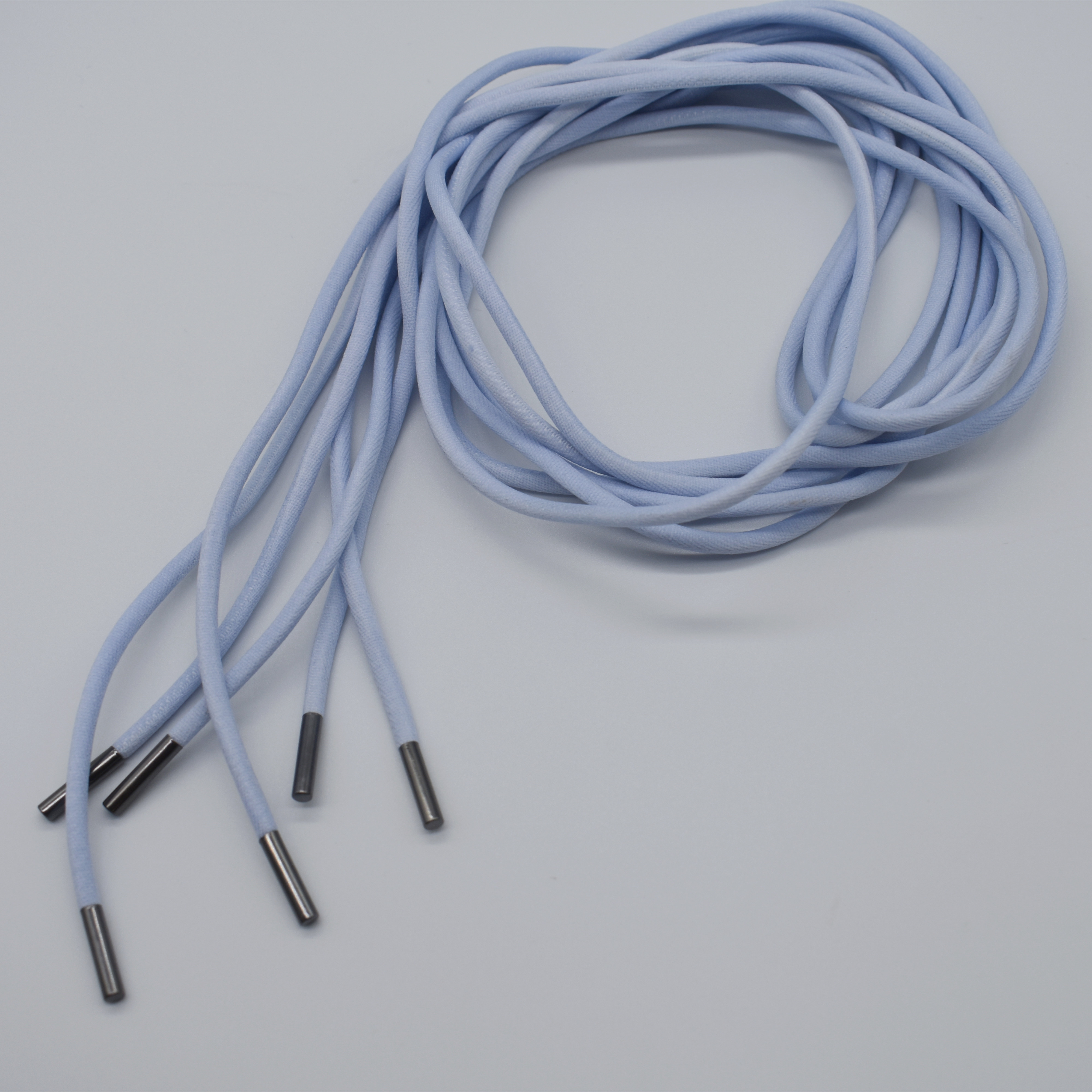 China Soft Woven Nylon Cord Metal Tips Drawcords For Clothing Hoodie Jacquard Trouser wholesale