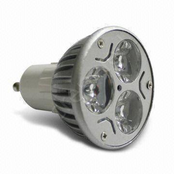 China GU10 LED Bulb with 100 to 240V AC Voltage, 50/60Hz Frequency, No UV/IR Radiation wholesale