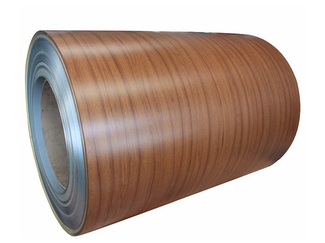 China 6.5mm Thickness Wood Grain Painted Aluminum Coil with T351 Temper wholesale