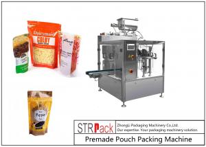 China Automatic Tomato Paste Packing Machine Doypack Pouch Rotary Packing Machine With PLC Control for Liquid Food Packaging wholesale