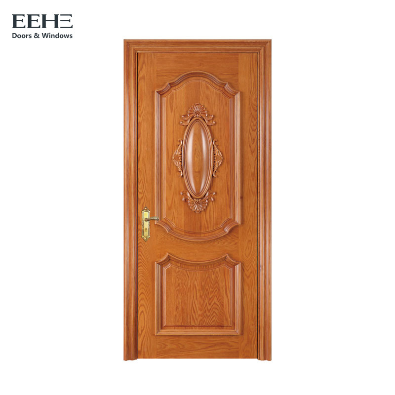 China Beautiful Commercial Solid Hardwood Internal Doors With Hardware Logo Embossed wholesale