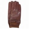 Buy cheap Men's Leather Gloves with Wool and Acrylic Lining from wholesalers