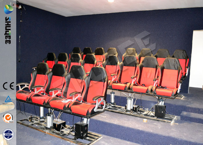China Eletronic / Pneumatic 3DOF Motion Theater Chair With Wood Frame Carton wholesale