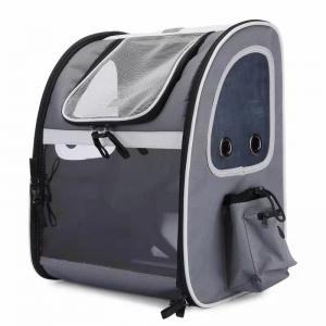 China Safe Pet Travel Carrier Backpack Foldable Expandable Soft Sided For Dog Cat wholesale