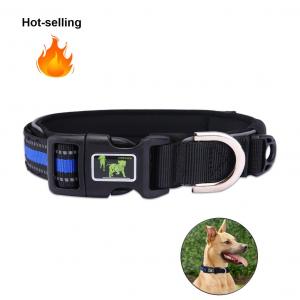 China Military Lightweight Puppy Collar Reflective Hunting Dog Collars S-Xl ODM With Logo wholesale