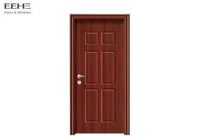 China MDF Composite Wooden House Doors / Outswing Interior Hollow Core Wood Doors wholesale
