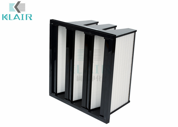 China Abs Frame Mini Pleat Glass Fiber Compact Air Filter For Large Air Volume wholesale