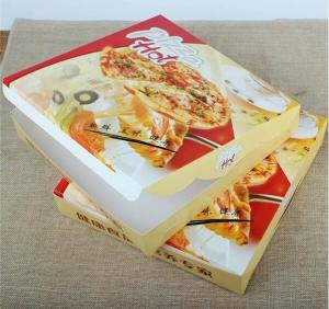 China corrugated carton paper packaging pizza box,cheap wholesale custom logo printed pizza box,Environmental customized 16 in wholesale