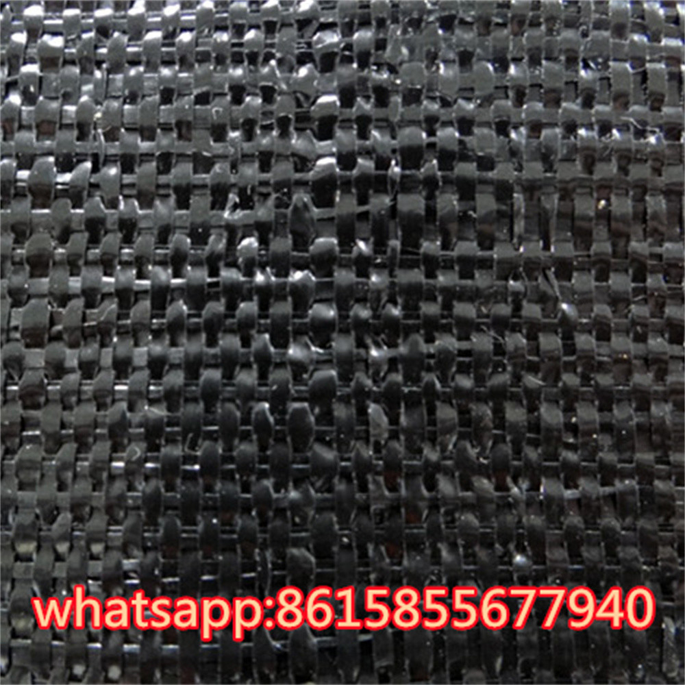 China Black PP woven silt fence weed barrier fabric,3ft x 50ft anti grass agricultural weed control mat,garden ground cover we wholesale