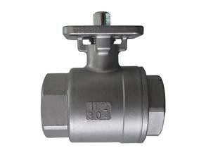 China 2-pc stainless steel ball valves full port 1000WOG ISO-5211 DIRECT MOUNTING PAD SS316 wholesale
