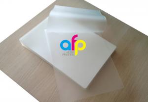 China 60~350 Micron Glossy Pet Polyester Pouch Laminating Film For Document Photo Menu Lamination wholesale