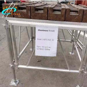 China Adjustable Base Aluminum Stage Platform 2m Adjustable Height wholesale