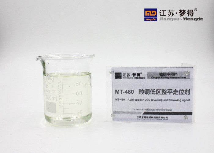 China Electroplating Intermediate Plating Solutions Chemicals MT 480 With Good Throwing Power wholesale