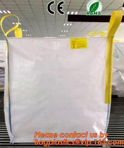 China pp fibc 1000kg big bag for cement shandong ton bag for sand, building material, big bag PP bulk bag/FIBC bag/ supersack wholesale