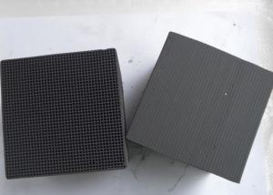 China Low Ash Activated Carbon Charcoal Honeycomb 100X100X100mm 3.0mm High Efficiency wholesale