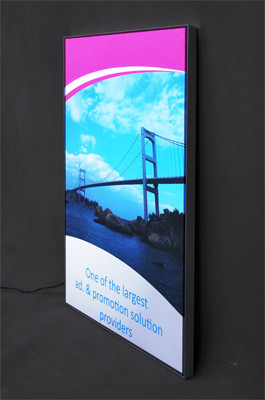 China SEG Fabric Frames LED Light Box Textile Fabric Single Sided Custom Color wholesale