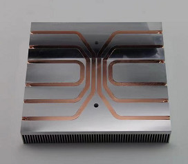 China Copper Pipes Bonded Fin Heat Sink Aluminum Skiving Burried OEM For Locomotives wholesale