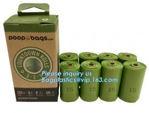 China Eco friendly Custom Doggy Poop Bag dispenser for Dog Waste, biodegradalbe dog poop bag with dispenser eco friendly dog wholesale