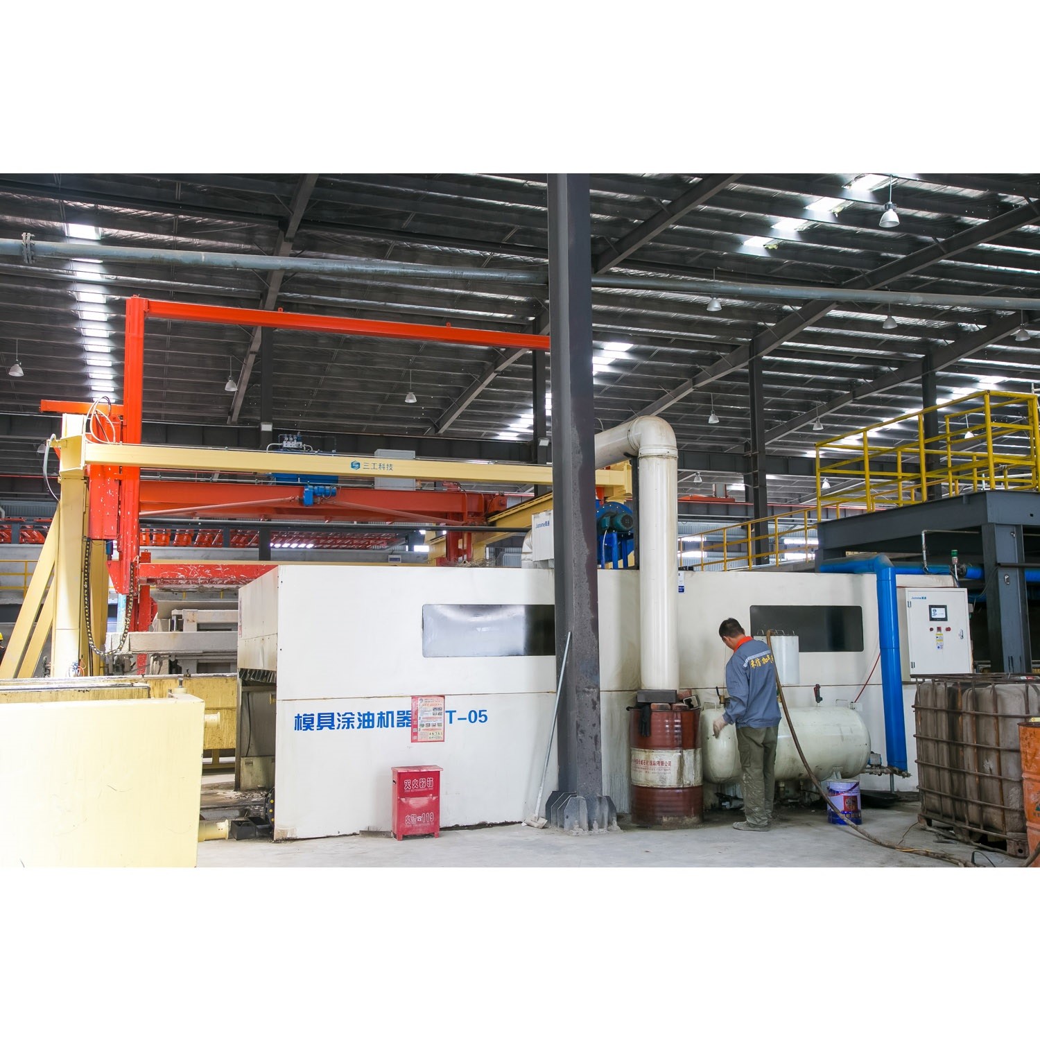 China SANKON Fully Automatic No Waste AAC Oiling Machine wholesale