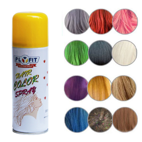 China Temporary Can Size 52x130mm Hair Color Spray Waterproof Washable wholesale