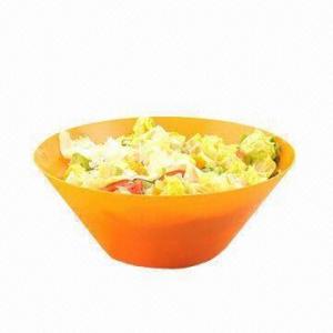 China Plastic Salad Bowl, Made of PP, Suitable for Promotional Gifts, FDA Certified wholesale