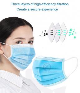China 3 Ply Disposable Face Mask Machine Low Failure Rate Beautiful Appearance Without Rust wholesale