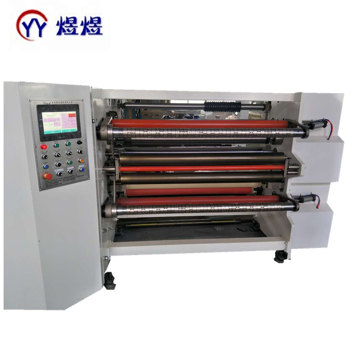 China PET PVC Plastic Film 150M/Min Duplex Slitter Rewinder Machine wholesale