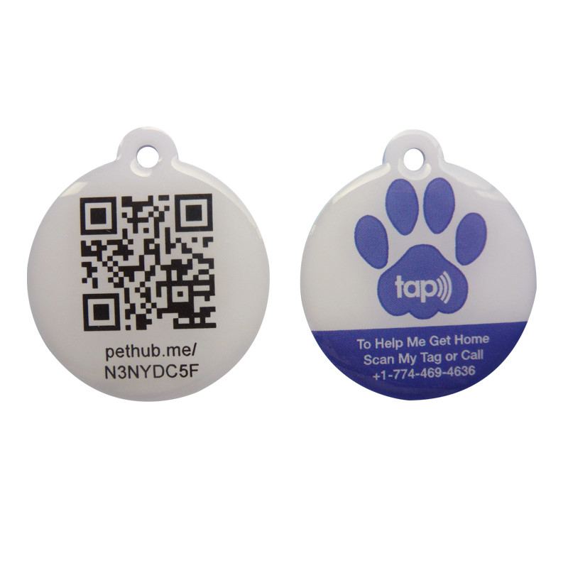 Buy cheap Eco Friendly QR Code Printing Customized Size NFC RFID Epoxy Tag from wholesalers