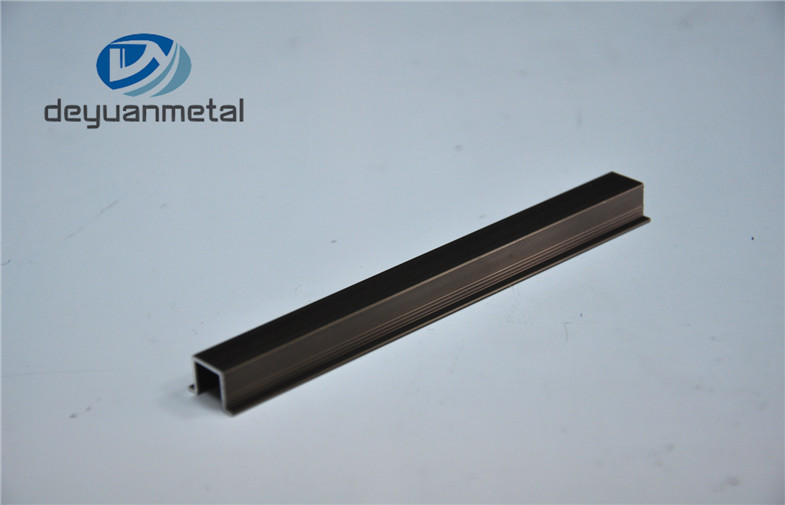 China Anodized Black Aluminium Profile , Temper T4 T5 T6  Aluminium Furniture Profiles wholesale