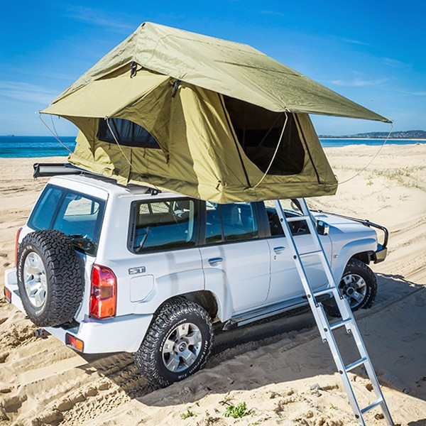 China Aluminum Pole Pick Up Roof Tent , Jeep Wrangler Unlimited Roof Top Tent wholesale